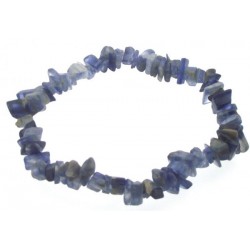 Blue Kyanite Gemstone Chip Bracelet